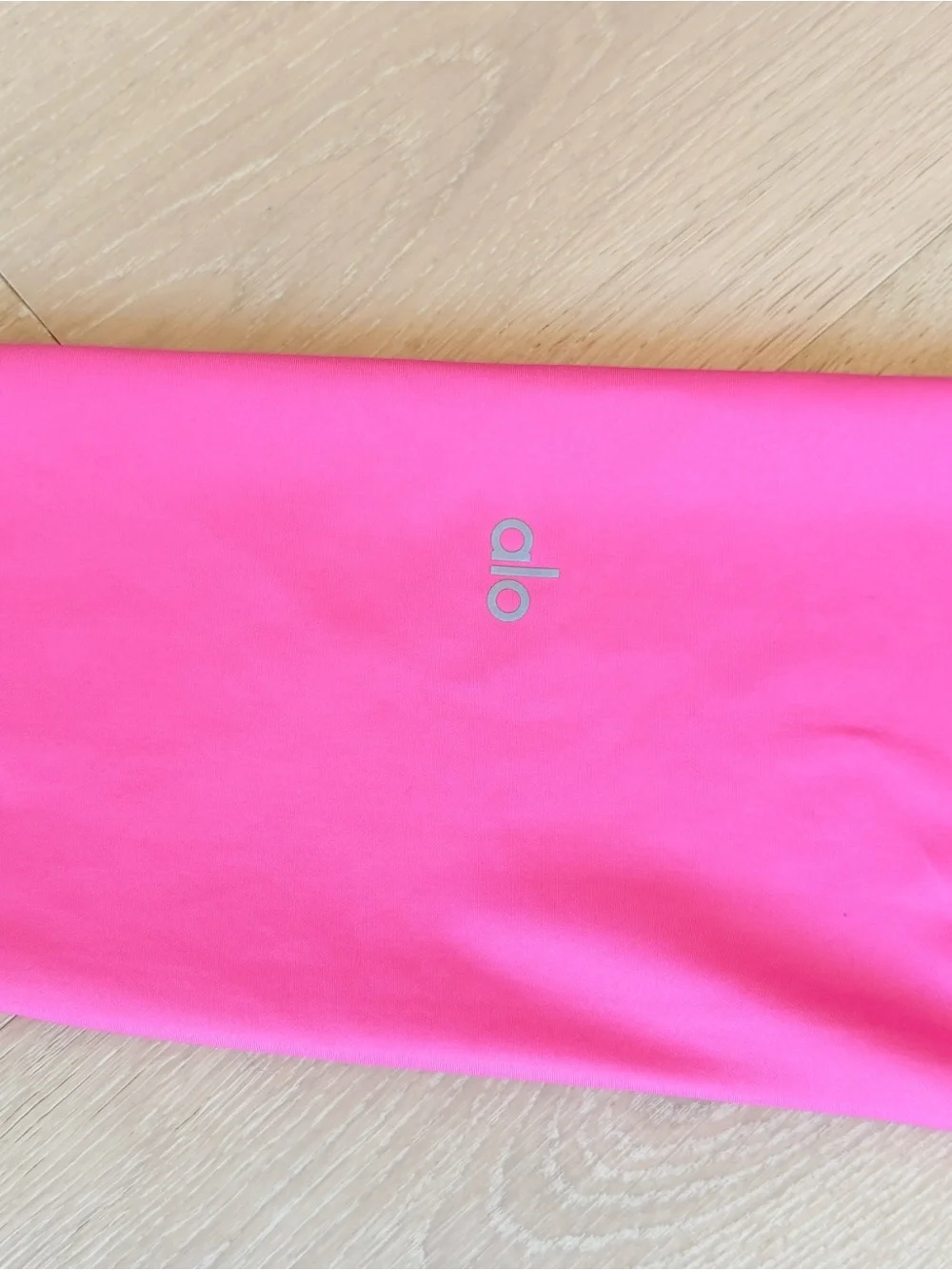 ALO Yoga Hot Pink Crossback Swim Top and Bottom Set